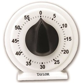 Kitchen Timer, 60-Minute, White