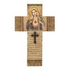Roman 601308 Joseph Studio Immaculate Heart Saint Cross, 8-inch Height,