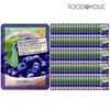 (100 sheets) Foodaholic 3D Blueberry Natural Essence Mask Pack /