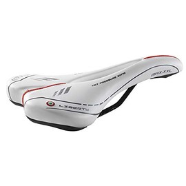 Selle Montegrappa Liberty XXL Racing Bike Saddle, Made in Italy, White
