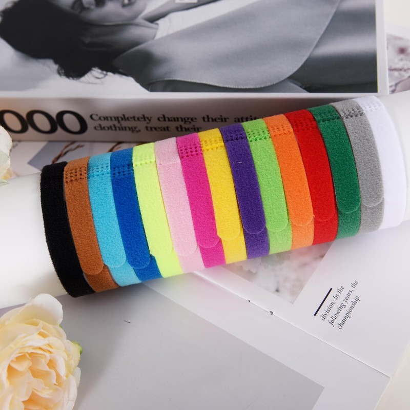 Puppy ID Collars, 15 Colors Whelping Puppies ID Bands, Double-Sided