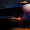 com-four® 2 x LED Moon 3D Bedside Lamp in Moon