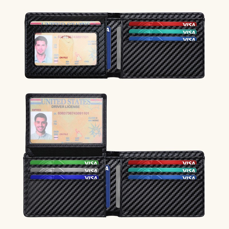 Tipmile Wallet for Men Slim RFID Blocking Credit Card Holder,