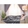 Utopia Bedding Fleece Blanket California King Size Grey 300GSM Luxury