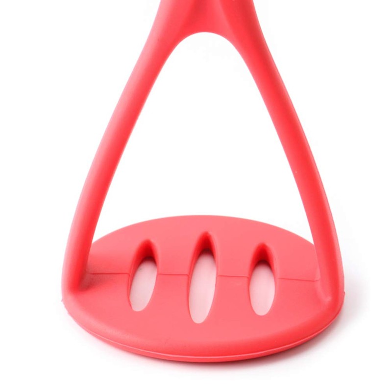 Hemoton Potato Masher Silicone Ricer Press Crusher with Non-Stick Handle