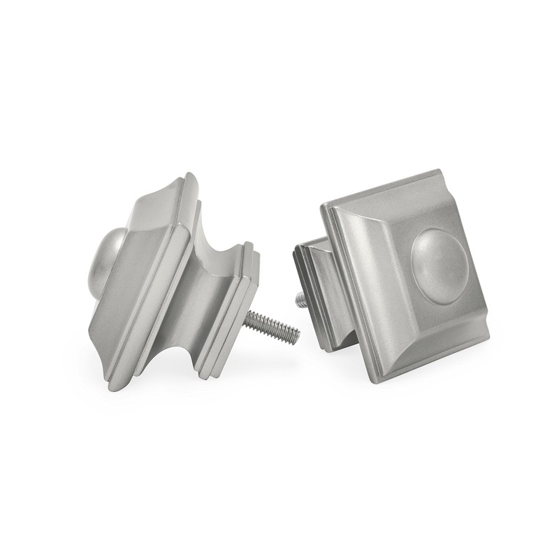 Ivilon Drapery Treatment Window Curtain Rod - Square Design 1
