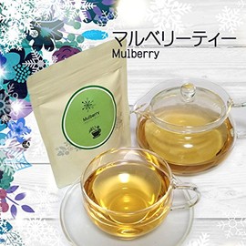 Mulberry Leaf Tea (Japanese-Language Mulberry Leaf Tea, Tokushima Prefecture, Herbal Tea, Decaffeinated Free), 0.07 oz (2 g) x 50 Tea Bags (1 Piece)
