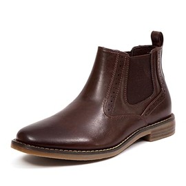 Deer Stags Boy's Malcolm JR Chelsea Boot, Dark Brown, 5 Big Kid