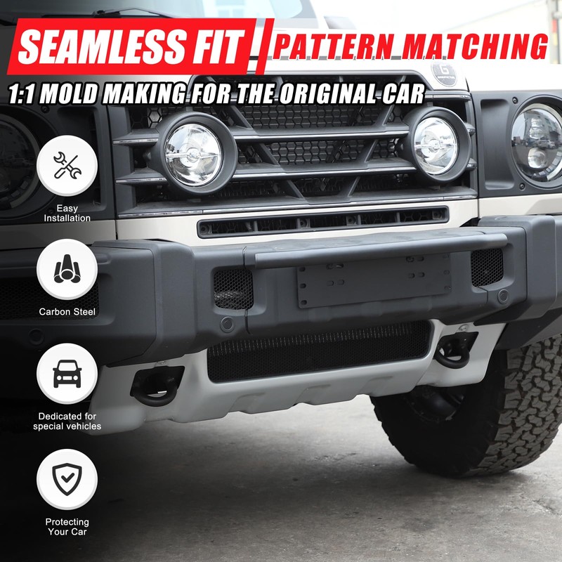 Front License Plate Bracket Holder Compatible with INEOS Grenadier 2020-2024,