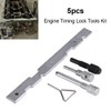 Timing Tool Kit, 5 Pieces Engine Camshaft Camshaft Locking Tools,