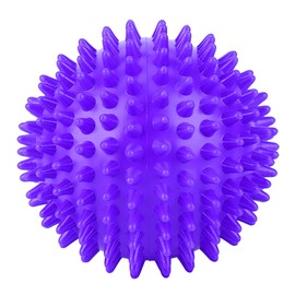 Spiky Massage Ball Plastic Body Spiky Stress Reflexology Porcupine Sensory Ball Fitness Finger Relax Tool 7.5cm/9cm (Small Size 7.5cm)