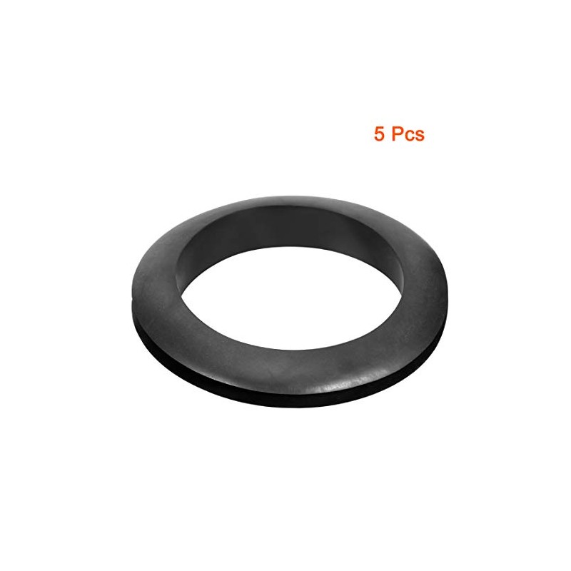sourcing map Pack of 5 Wire Protection Oil Resistant Rubber