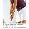 E TRUEE Golf Ball Marker with Golf Stroke Counter Bracelet,