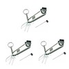 Kisangel 3pcs 6-in-1 Golf Multi Tool Divot Repair Ball Marker