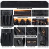 66-Pockets Tool Bag, Heavy-Duty Jobsite back pack for electricians, construction,