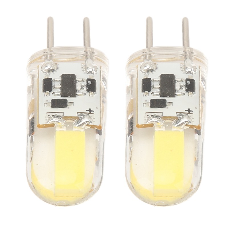 2PCS Silicone LED Light Bulb GY6.35 COB 1505 3W 12V