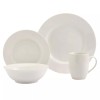 Unbranded Tabletops Gallery White 16pc Dinnerware Set Service for 4