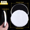 GOLD DEER 6 Pcs 6 Inch Wool Buffing Polishing Pad