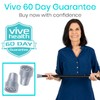 Vive Walking Cane Tips 2 Pack (3/4 Inch) - Non-Slip