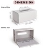 KINGFOM PU Leather Tissue Box Tissue Box Tissue Box for