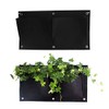 tooloflife Wall Hanging Planter Bags Plant Bag Flower Bag Black