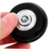 ULTECHNOVO 1set Pu Silent Rubber Replacement Wheels for Suitcases Noise