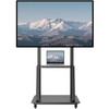 SHTUMEC Rolling TV Stand for 32-75 inch LCD OLED 4K