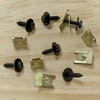 60 PCS Car Screw Tabs,U Type Body Panel Screw Clips,Undertray