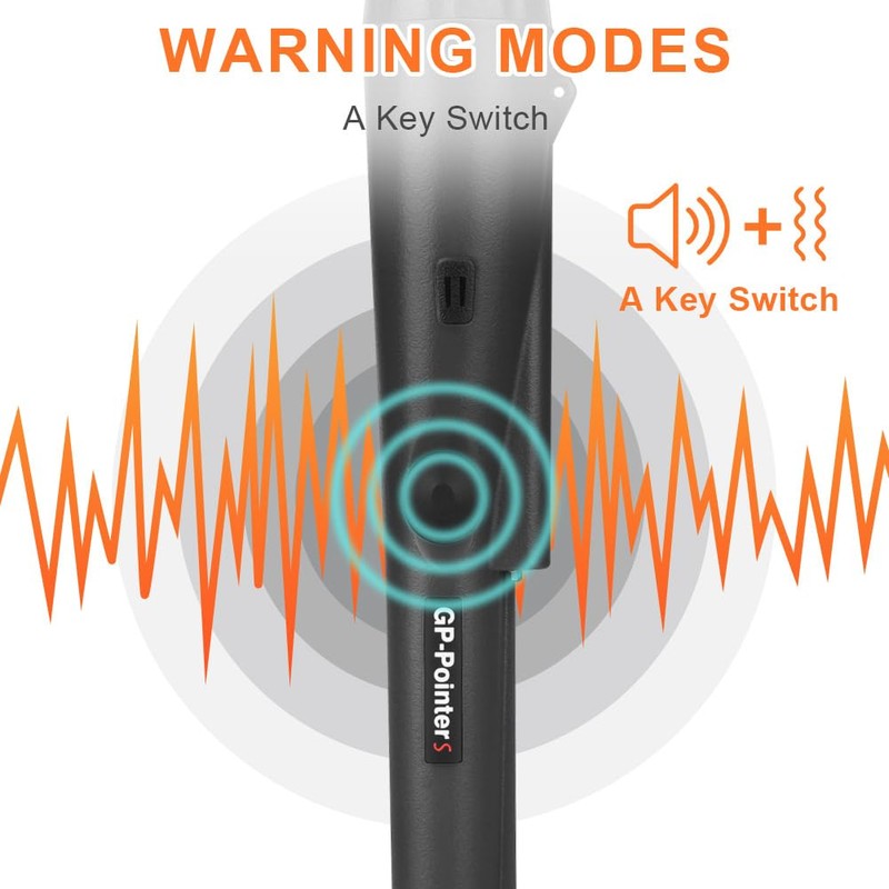 Flintronic Metal Detector Pinpointer, 360° Portable Metal Detector Finder Pinpointer,