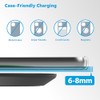 ATT - Almohadilla de carga inalámbrica Qi de 15 W,