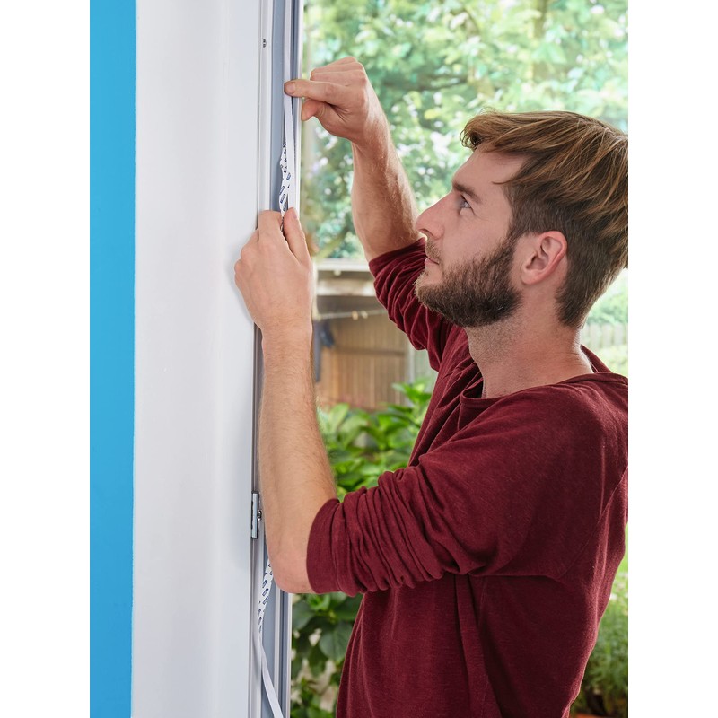 tesa 55672-00021-02 Fly screen for windows, standard quality, anthracite, transparent,