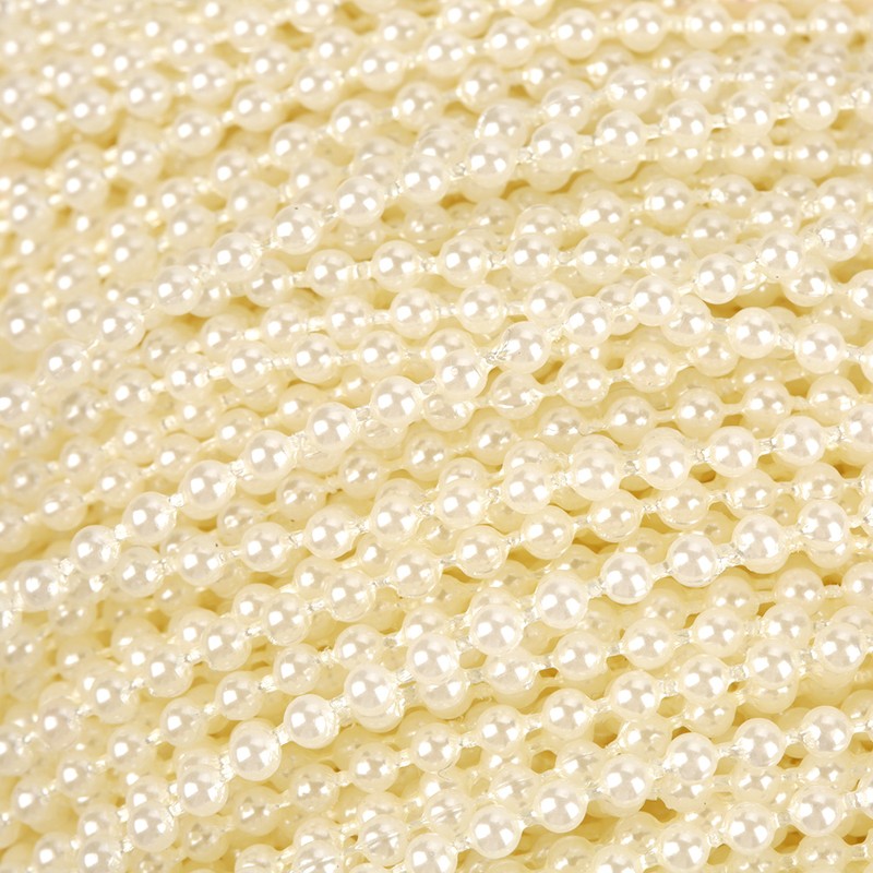 100m/roll Imitation Pearl Wire Beads Garland String DIY Wedding Decoration