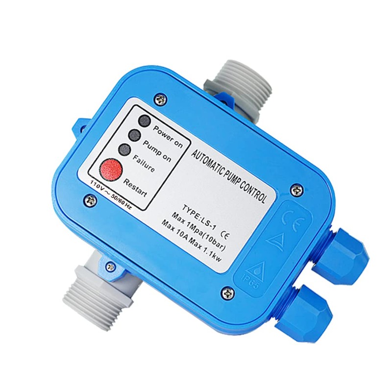 JMBABA Industrial Blue Gray Water Pressure Booster Pump, Auto Restart