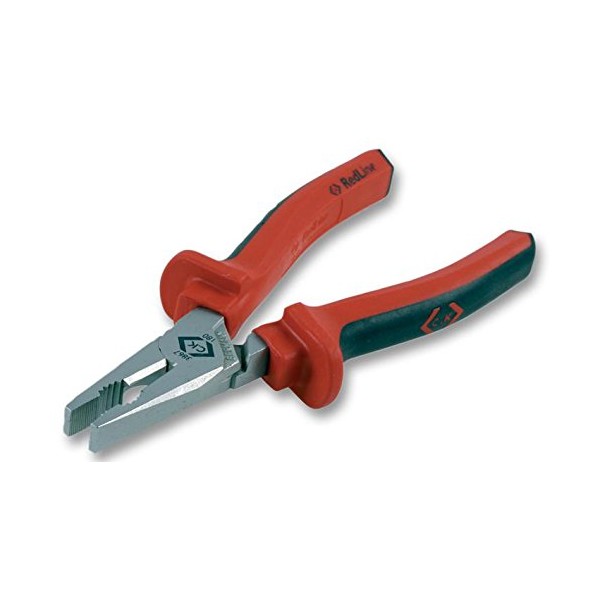 Redline Electricians Pliers, Jaw Opening Max 10mm, Overall Length 180mm,