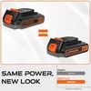 S SKSTYLE S SKSTYLE 2 Pack Replacement for Black and Decke 20v Lithium Battery, (LBXR20),Compatible with All 20V MAX Power Tools (Black)
