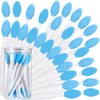Patelai 30 Pcs Silicone Exfoliating Lip Brush Double Sided Silicone