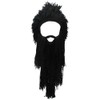 Creative Barbarian Knit Beard Hat Funny Knit Cap Wig Beanie