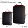 OW-Travel Easy to Organise Compression Packing Cubes for Suitcases. 4