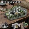 honchoes M4 Sherman Tank Building Set, WW2 Army Military Vehicles