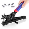 WORKPRO Desktop Leather Hole Punch Set, Rotary Belt Hole Puncher