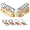 SEPOX 16 Pcs 40mm Heavy-Duty Solid Brass Padlocks with Same