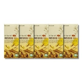 Dr. Lean Organic NFC Lemon Ginger Juice 100 14 sachets 5 boxes / 닥터린 유기농 NFC 레몬생강즙 100 14포 5박스