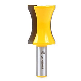 Yonico Convex Router Bits Oval Edge 1-1/2-Inch Radius Convex 1/2-Inch Shank 13132