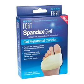 Neat Feat Spandex Gel Matatarsal Cushion Pads for Women, Medium,