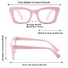 Oprah Style Square Reading Glasses Blue Light Blocking for Women