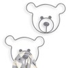 balvi Wall Hanger The Bear Colour Grey Set Consisting of