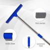 2 in 1 Window Squeegee,Car Window Cleaner Tool with 55"