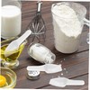 CIYODO 10ml Plastic Weighing Spoon Ice Scoop 10pcs Sample Spoon