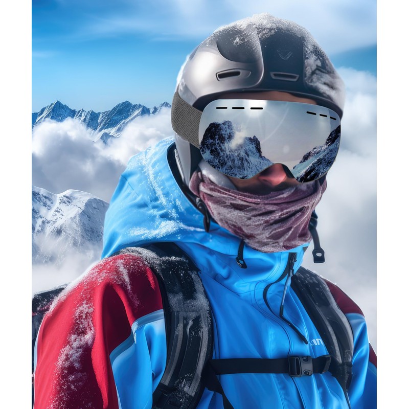 NSSIW Ski Goggles for Men Women Snowboard Goggles: Youth OTG