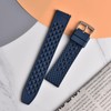 PTFULUOS 20 mm 22 mm Waterproof FKM/FPM Rubber Watch Bands